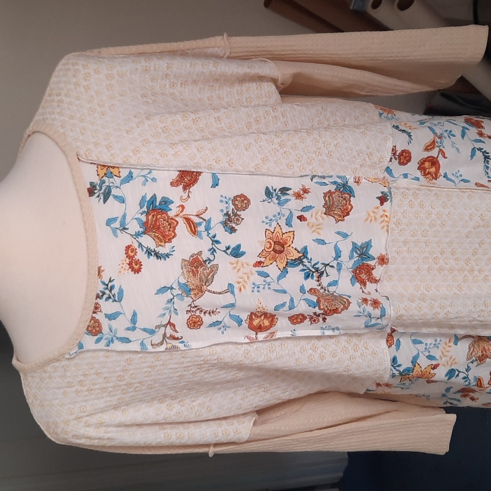 Womens new Cato mixed material tunic